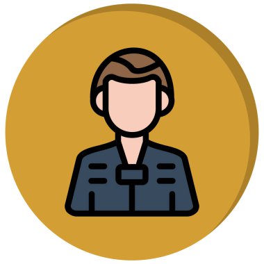 Kadın simgesinin vektör illüstrasyonu