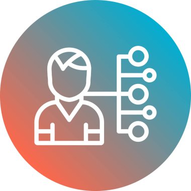 Seo simgesinin vektör illüstrasyonu