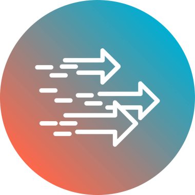 ok simgesi vektör illüstrasyonu