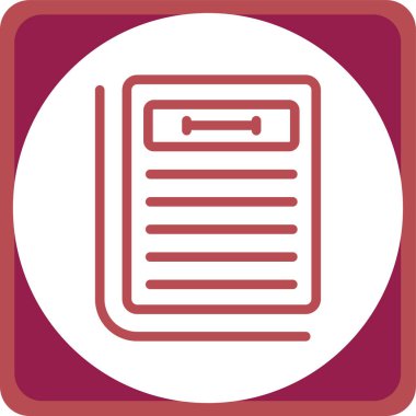 Kitap. Web simgesi vektör illüstrasyonu