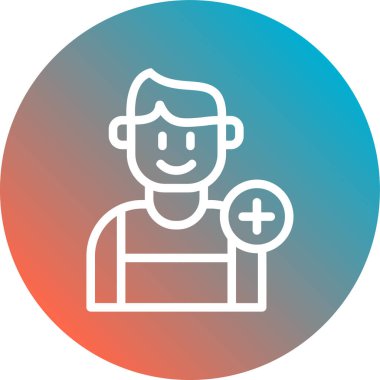 Çocuk simge vektör çizim