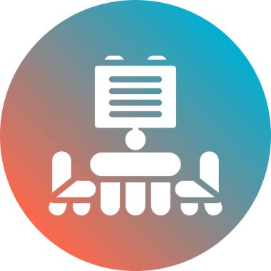 Modern simgenin vektör illüstrasyonu