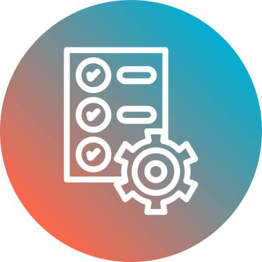 Seo simgesinin vektör illüstrasyonu