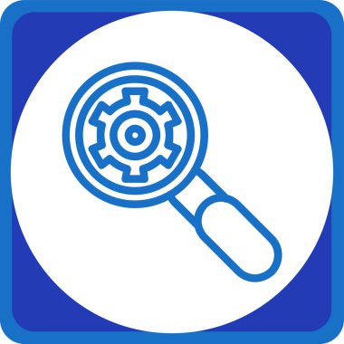 Ara. Web simgesi basit tasarım