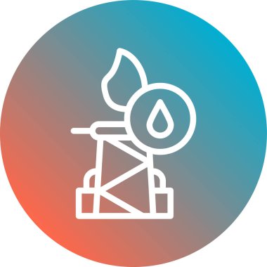 yağ damlası ikon vektör illüstrasyonu