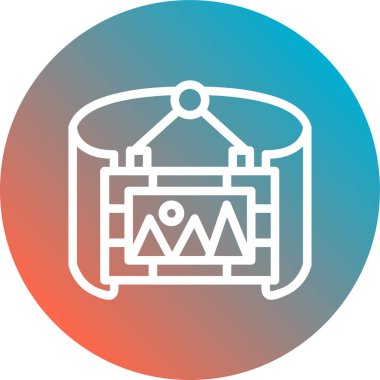 Modern eğitim ikonunun vektör illüstrasyonu