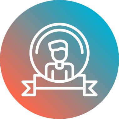 İnsan simgesinin vektör illüstrasyonu