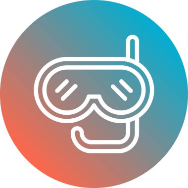 Modern simgenin vektör illüstrasyonu