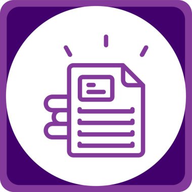 Kitap simgesinin vektör illüstrasyonu