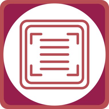 Modern b 'nin vektör illüstrasyonunda kağıdın eksik simgesi