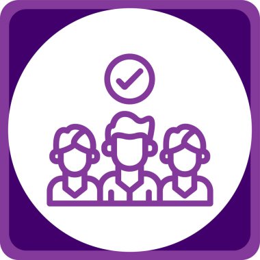 insanlar simge vektör illüstrasyonu