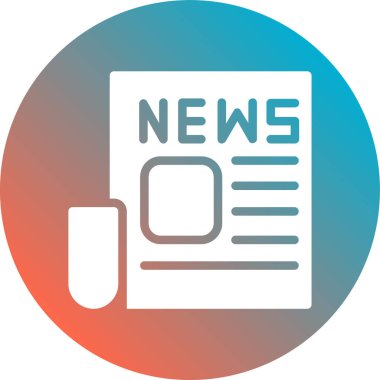 Haberlerin vektör illüstrasyonu