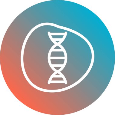 DNA simgesi vektör illüstrasyonu