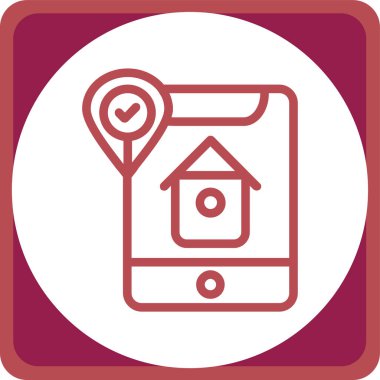 Modern simgenin vektör illüstrasyonu