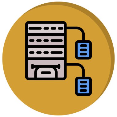 Ağ web simge vektör çizim