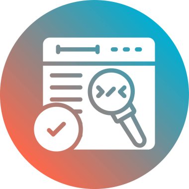 seo modern simgesinin vektör illüstrasyonu