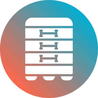 Kış tatilinin ikon vektör illüstrasyonu