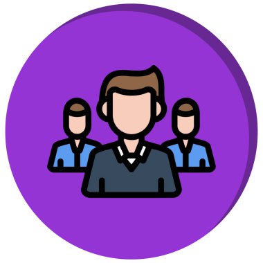 İş adamları. Basit tasarım