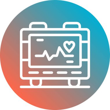 vektör illüstrasyonu, kalp simgesi