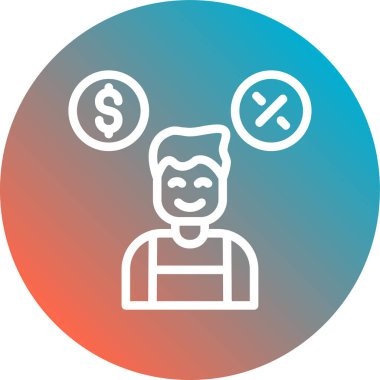 seo modern simgesinin vektör illüstrasyonu