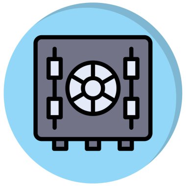 fan vektör simgesi. Basit tasarım çizimi beyaz arkaplanda izole edildi.