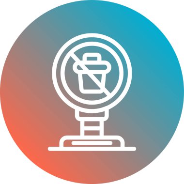 Dondurma simgesinin vektör illüstrasyonu