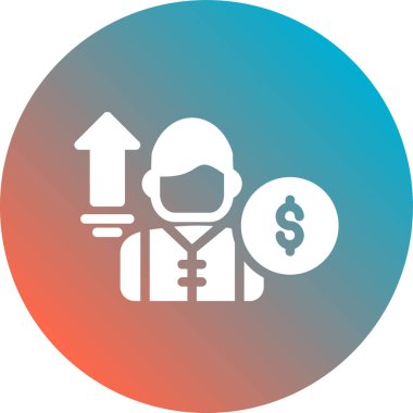 İş kavramı kutsal kişilerin resmi, vektör çizim