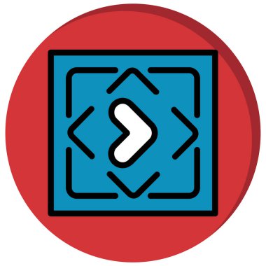 Web arabirimi simgesi. vektör çizim