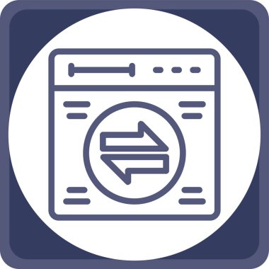 seo modern simgesinin vektör illüstrasyonu