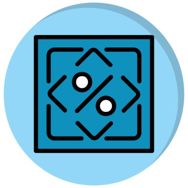 Vektör evrensel simgesi Trendy bakmak.