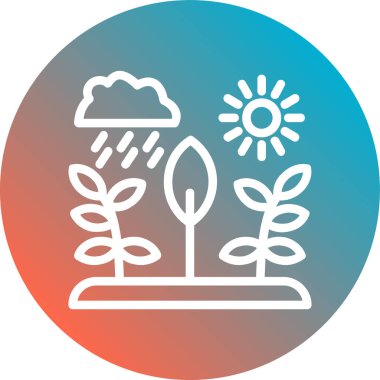 Modern simgenin vektör illüstrasyonu