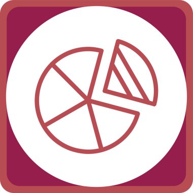 Modern bir simgenin vektör illüstrasyonu