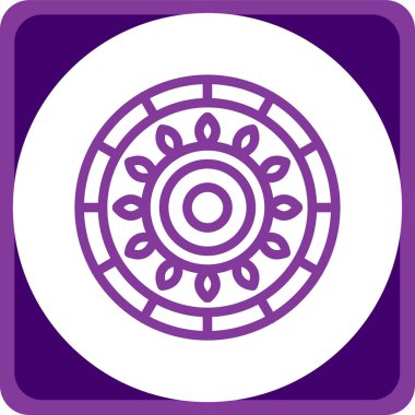 Modern simgenin vektör illüstrasyonu