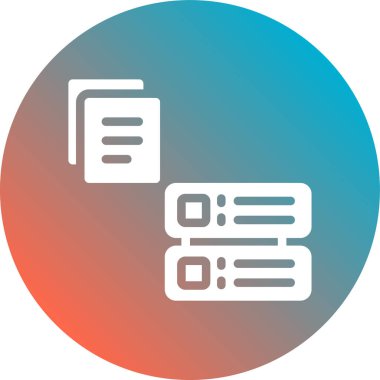 Dosya simgesinin vektör illüstrasyonu