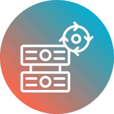 seo modern simgesinin vektör illüstrasyonu