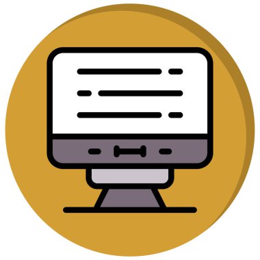 bilgisayar simgesi vektör illüstrasyonu