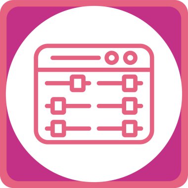 seo modern simgesinin vektör illüstrasyonu