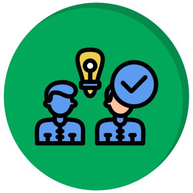 İnsan simgesinin vektör illüstrasyonu