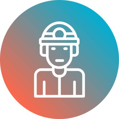 İnsan simgesinin vektör illüstrasyonu