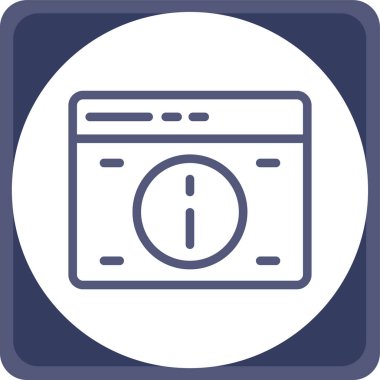 Modern simgenin vektör illüstrasyonu