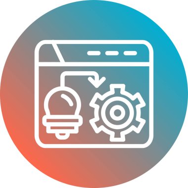 seo modern simgesinin vektör illüstrasyonu