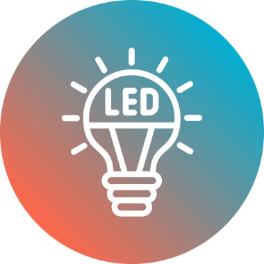 Ampul simgesi. resimleme