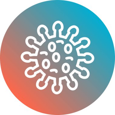 Virüs. Web simgesi basit illüstrasyon