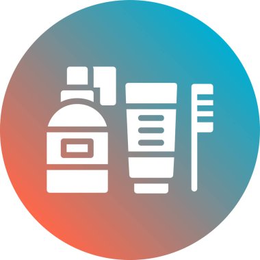 Modern b 'nin vektör illüstrasyonunda su şişesi ikonu yok