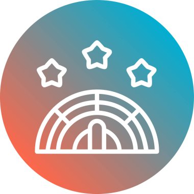 Modern simgenin vektör illüstrasyonu