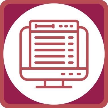 modern simge vektör illüstrasyonu