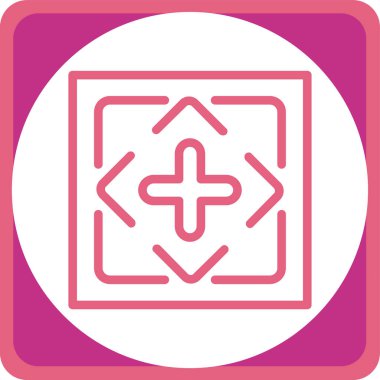 Bir haçın vektör illüstrasyonu