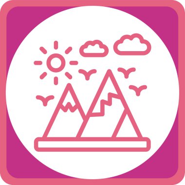 Modern simgenin vektör illüstrasyonu