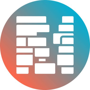 Modern simgenin vektör illüstrasyonu