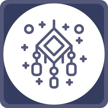 Modern simgenin vektör illüstrasyonu